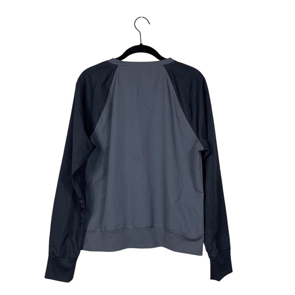 Under Armour Black Gray Full Zip Lightweight Raglan Sleeve Jacket Size M - Picture 3 of 5